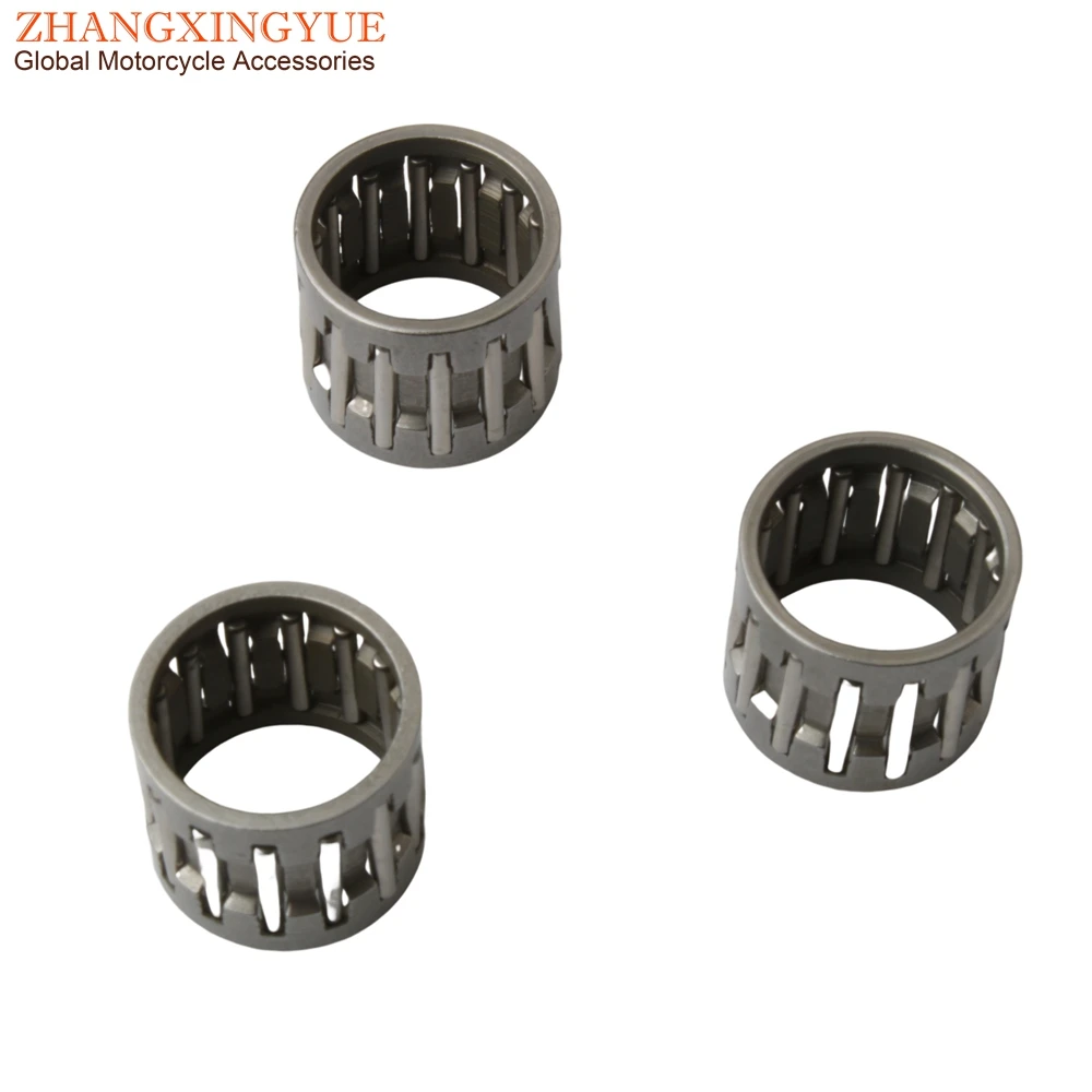 Scooter 3pc 14x17x15mm Needle Bearing For 50cc KS100 Motorcycle 2T Engine Piston Pin