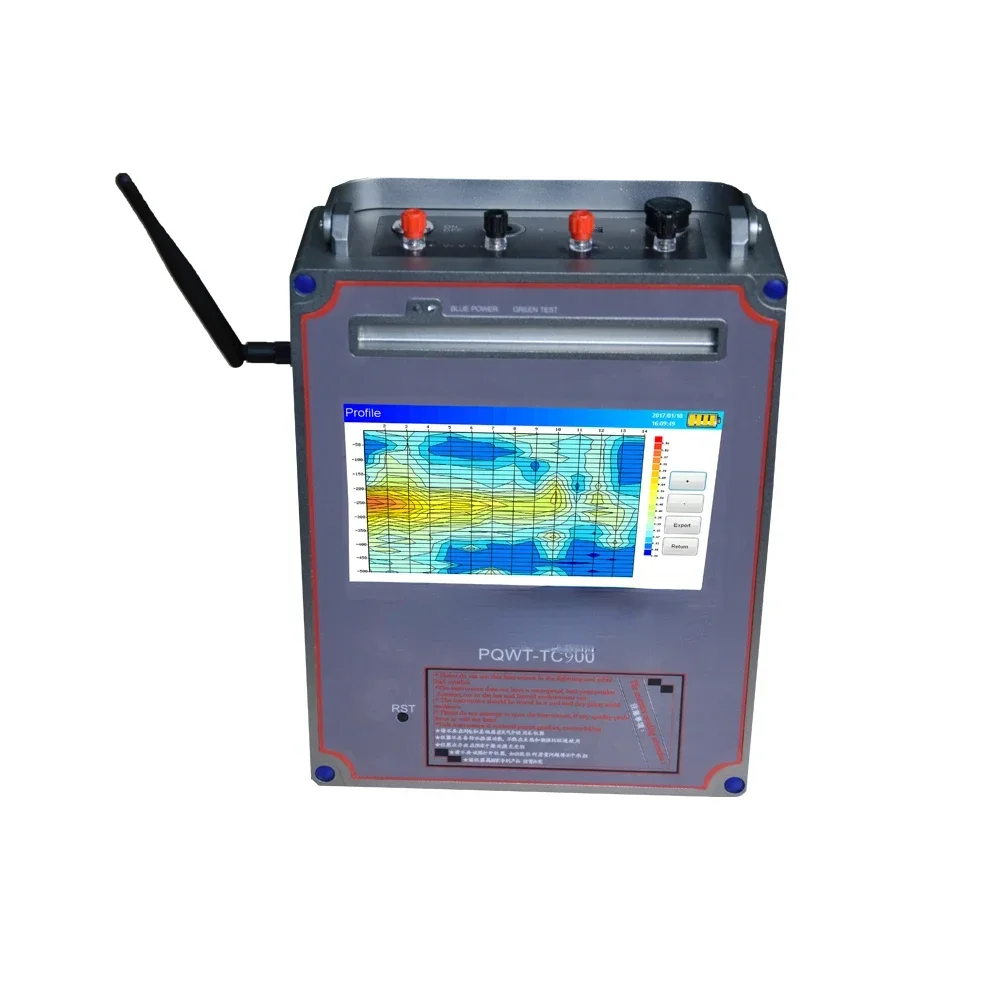 PQWT- TC900 Deep Under Ground Water Detector 1200m Water Survey Geological Equipment Hot sales