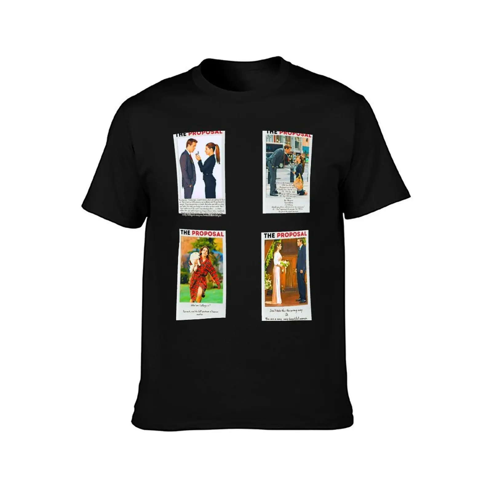 The Proposal Movie Sticker Set / T Shirt T-Shirt, Summer Casual Cotton Tee, Oversized Streetwear Tops, Vintage Graphic Print
