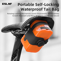 Waterproof Bicycle Bag Mini Bicycle Saddle Bag Portable Self-Locking Waterproof Bicycle Tail Bag Cycling Tool Bag