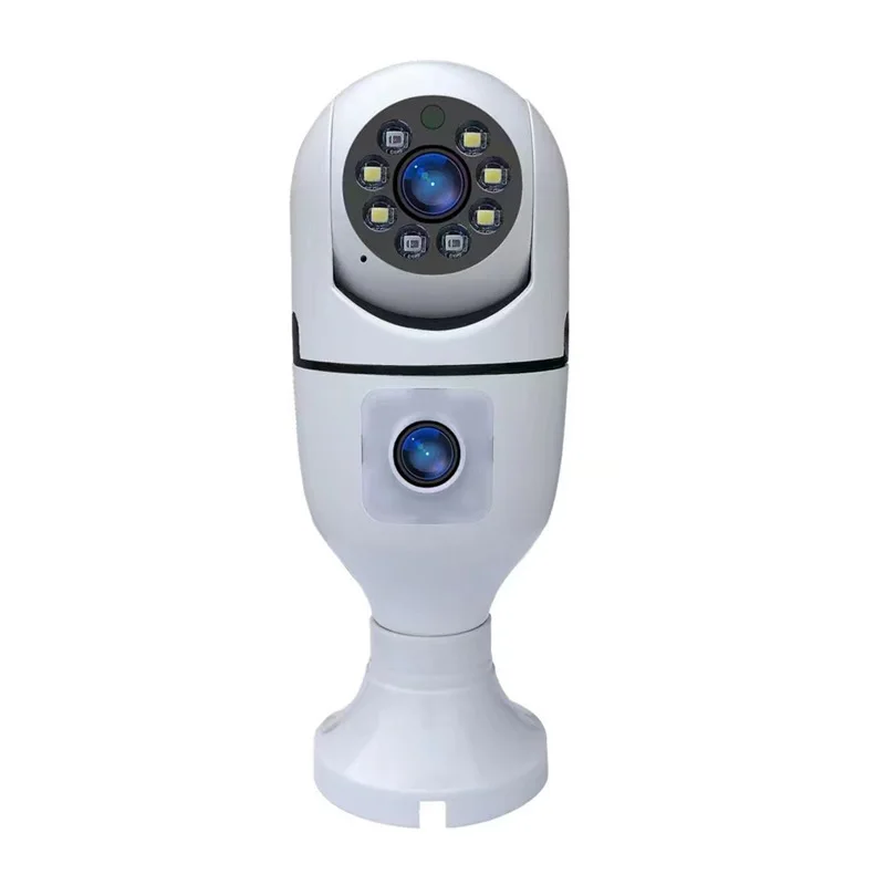 

High definition wireless wifi dual camera mobile phone remote home dual light source 360 degree monitoring