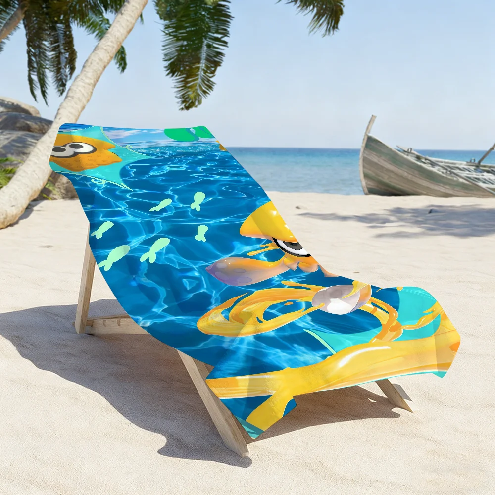 Game Cool S-Splatoon-S 3 Towel Sports Quick Dry Travel Camping Gear Sandproof Soft Light Large Beach Towel
