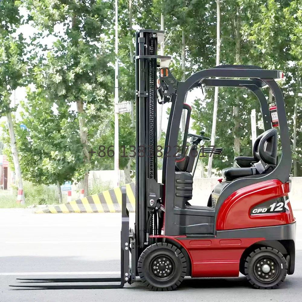 3 Ton Electric Forklift Truck with CE Certification, Low Maintenance Material Handling Equipment for Warehouse and Factory