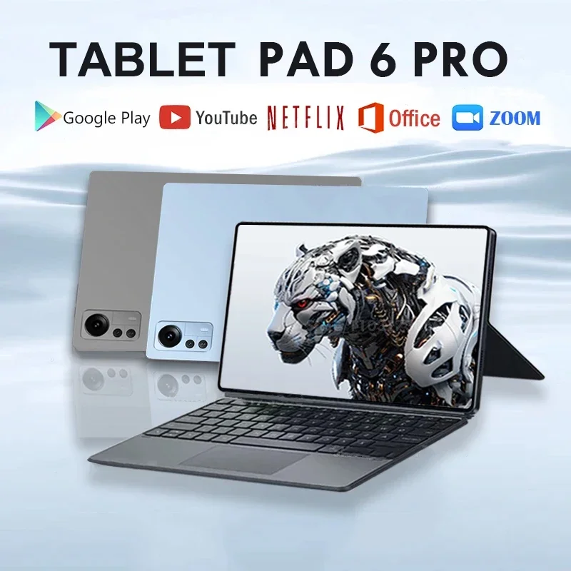 NEW Pad 6 Pro Android 13 Tablet 11Inch Snapdragon 888 16GB 1TB Pc Tablets 5G WiFi HD Display Google Play Gaming Portable Tablet