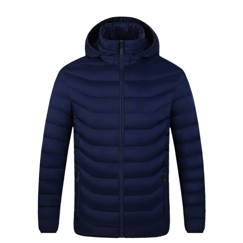 

Hooded heating cotton-padded clothes Intelligent heating cotton-padded clothes Outdoor couple warm electric