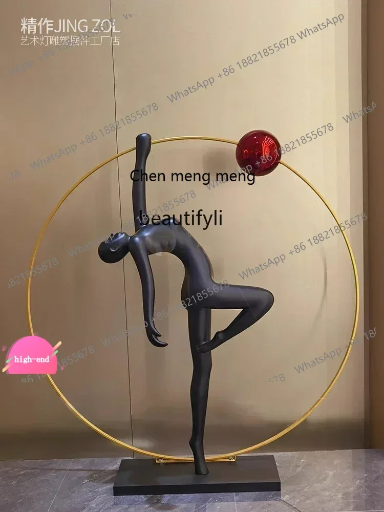 

13 креативных абстрактных фигурных скульптур-орнаментов из стекловолокна для выставочных центров, отелей, демонстрационных залов, большие напольные модели AB