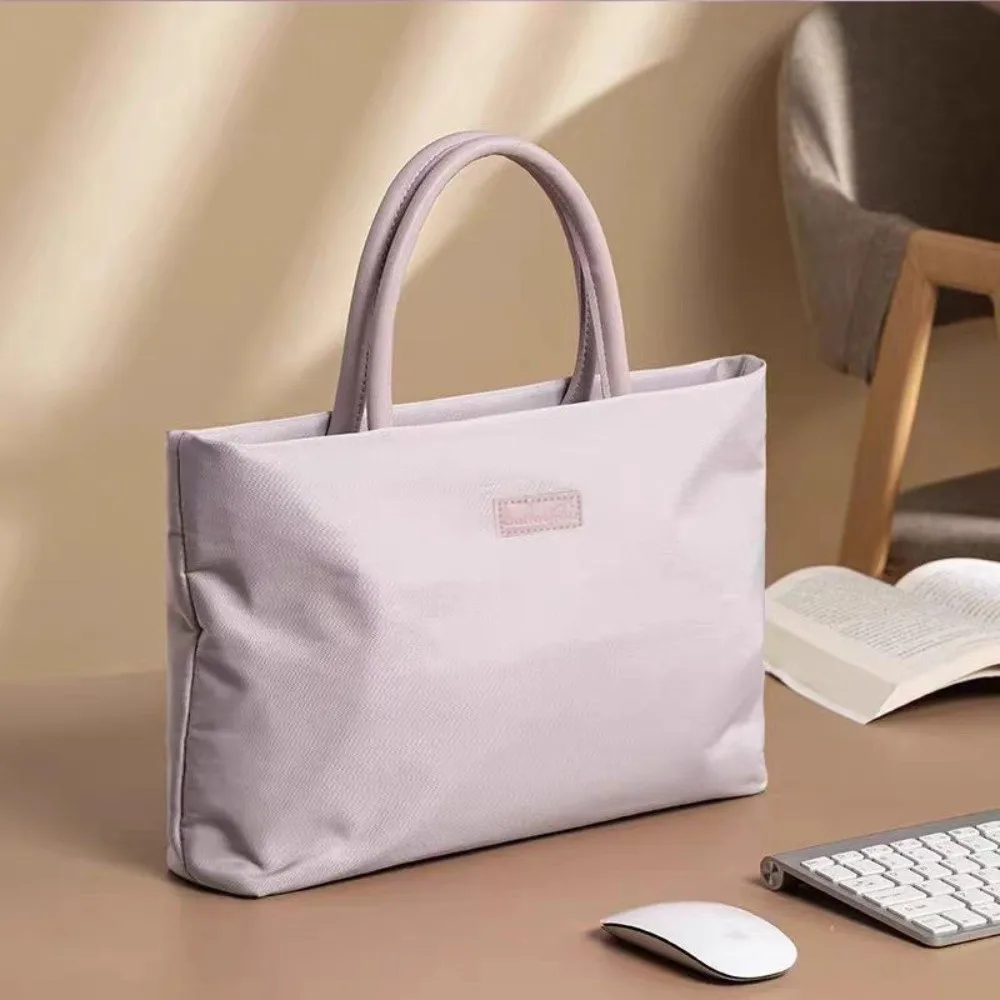 

Portable 16 Inch Laptop Bag Waterproof Shockproof Shoulder Straps Handbag Stylish Large Capacity Briefcase Business Travel