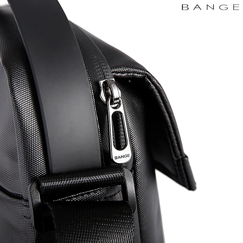 BANGE New Men's Crossbody Bag Moda Clássico Sling Bag Impermeável Simples Business Bag Adequado para Homens e Mulheres