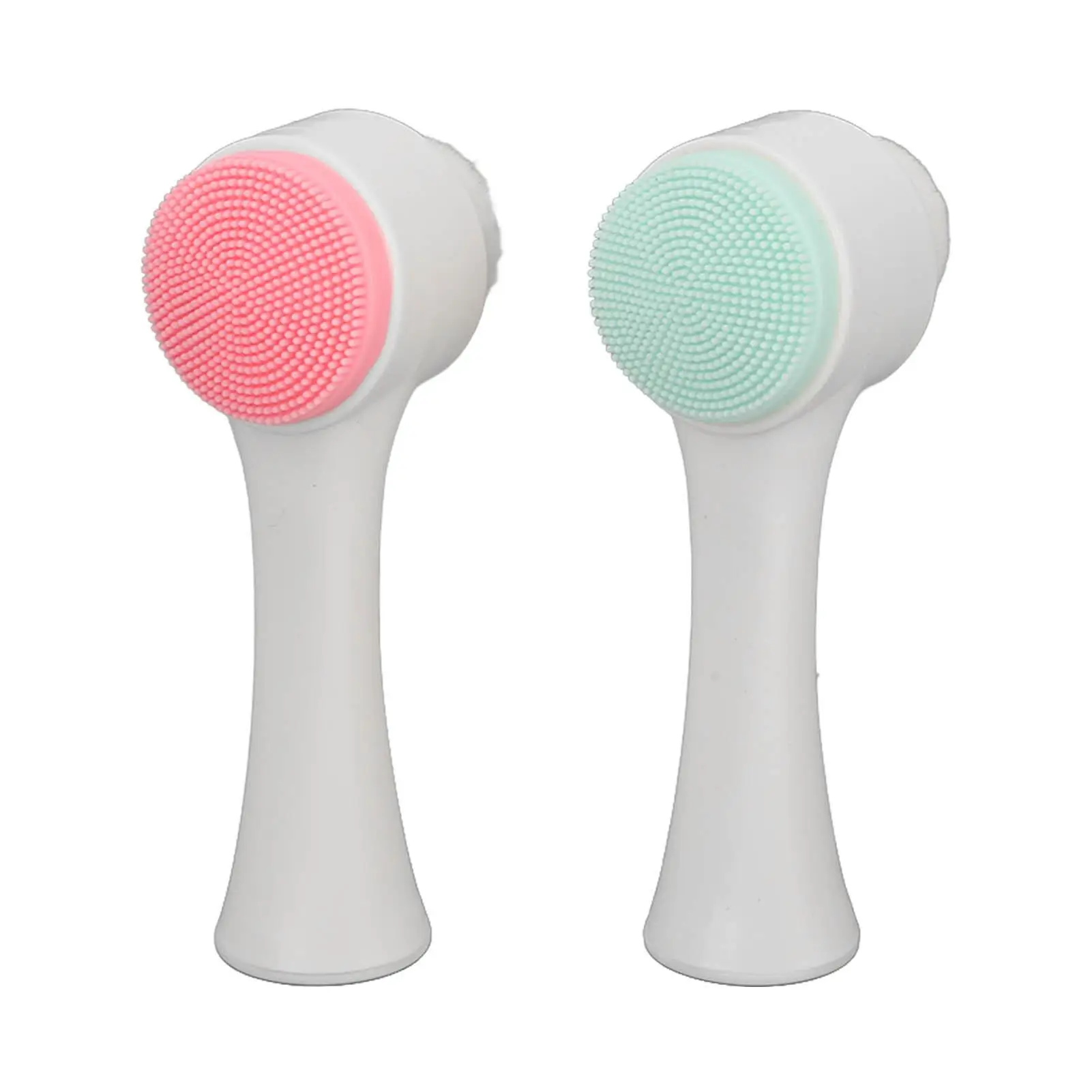 Brosse de lavage du visage en Silicone douce, outil de massage pour le nettoyage en profondeur et l'exfoliation de la peau