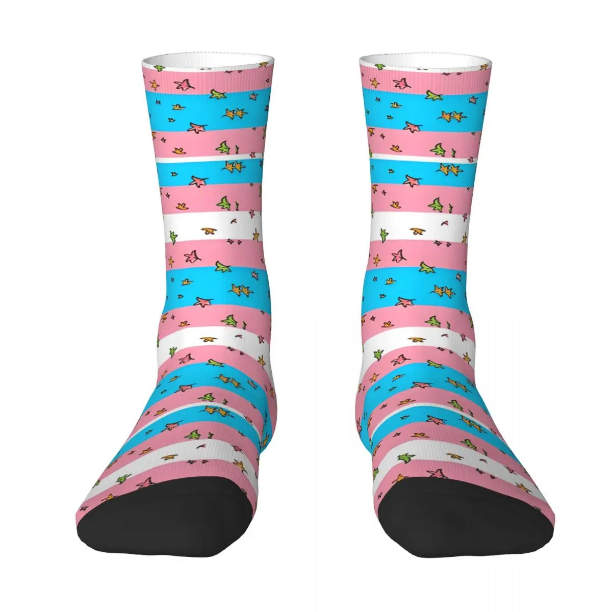 Women Men Socks Hearts-toppers Leaf Pattern  Stockings Autumn Casual Warm Soft Socks Graphic Cycling Anti Bacterial Socks