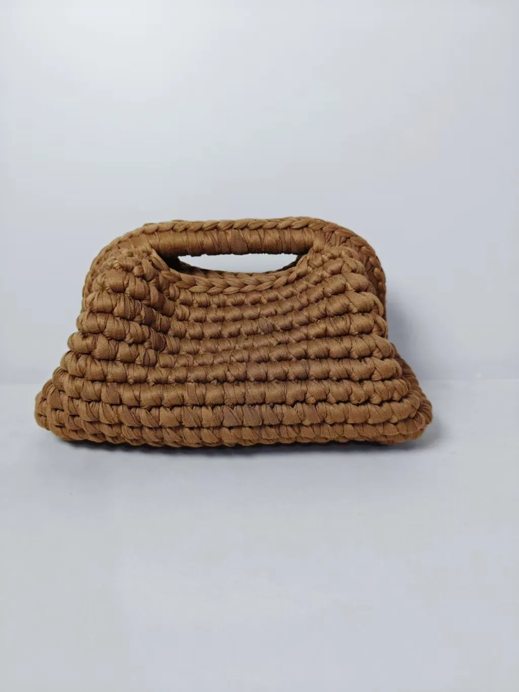 Yiwu Yingzi Handmade Woven Clutch Bag, Vintage Thick Yarn Knitted, Versatile Minimalist Mini Handbag, Multi-color Available