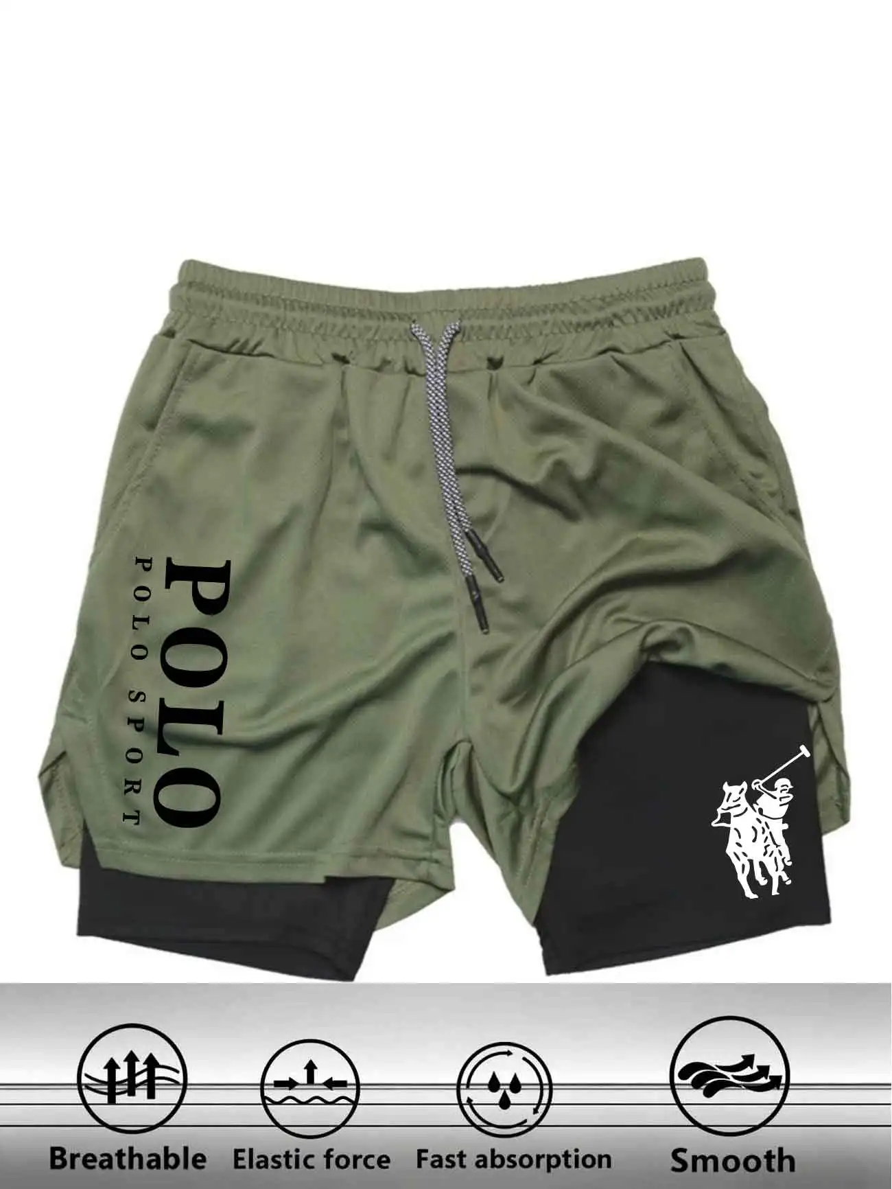 Summer Men's Gym Shorts, Beach Surfboard Shorts, Breathable Quick Drying Sports Launched