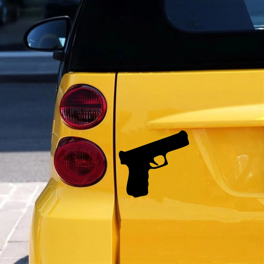 Fashion Gun GOT GLOCK Funny Vinyl Decal Car Stickers Fashion Accessories Universal decorative sticker   six  colors