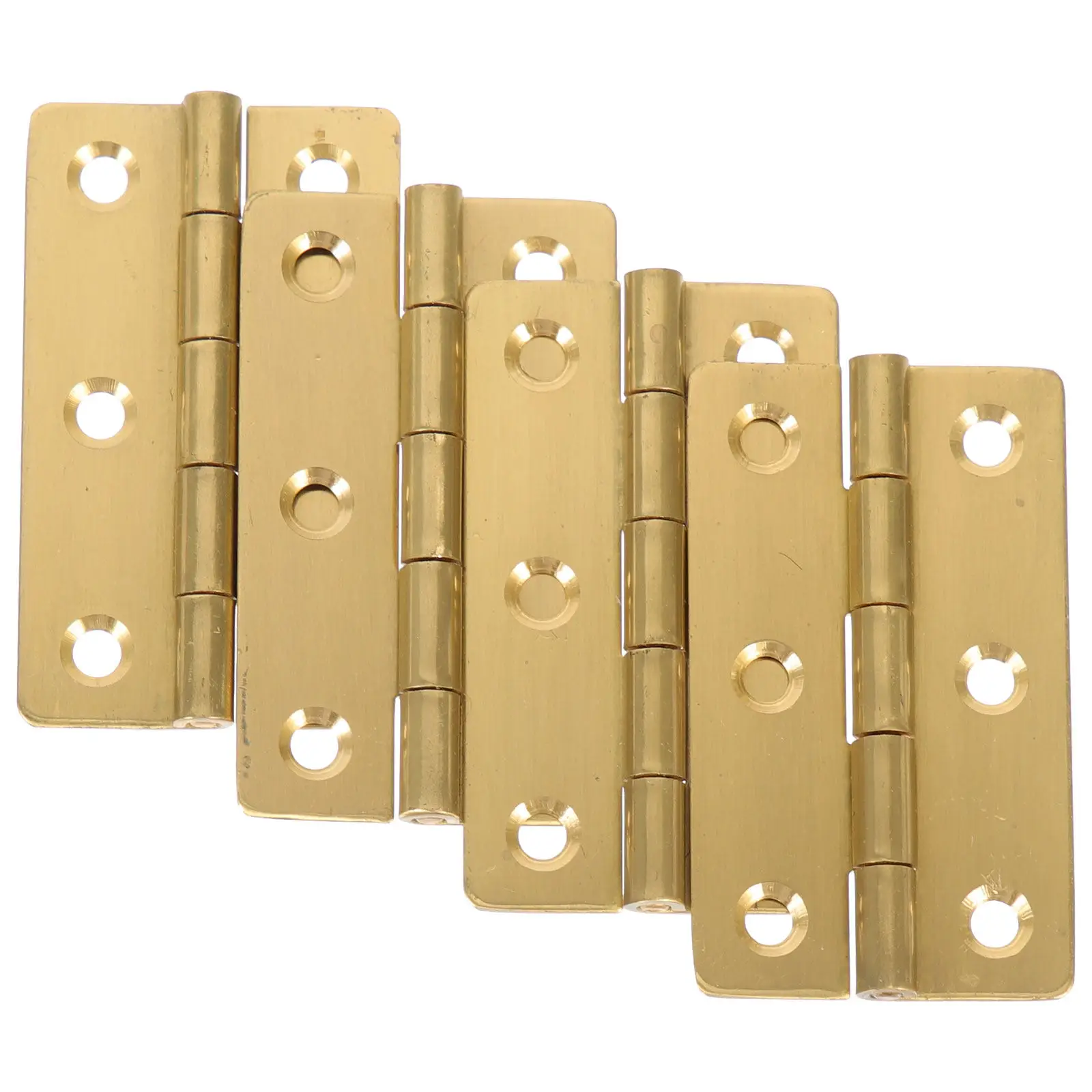 4Pcs Piano Hinges Small Copper Butt Hinges Heavy Duty for Jewelry Box Storage Cabinet Door Crafts Piano Hinge Door Hinge