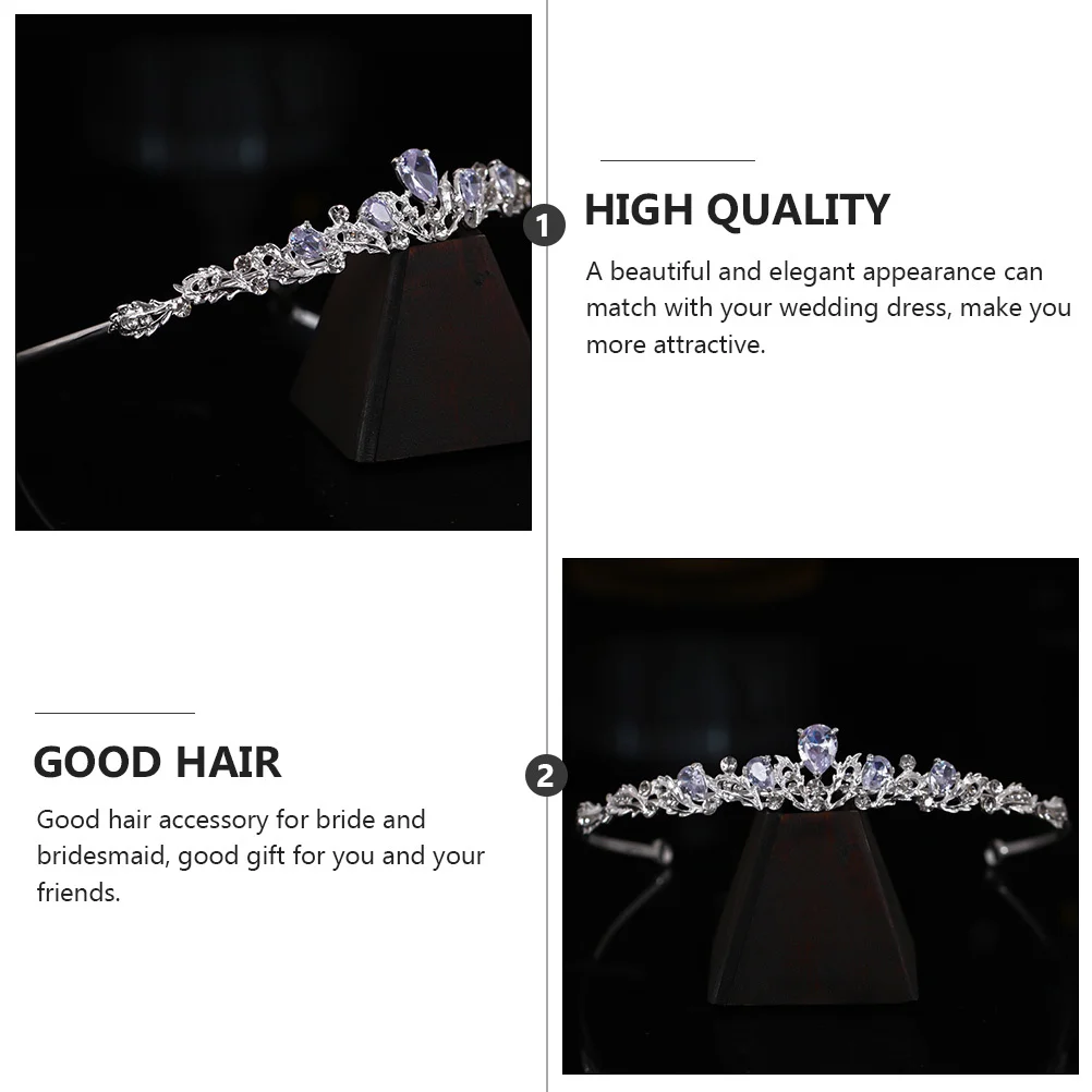 

Flash Diamond Mini Crown Alloy Hair Jewelry Crystal Bridal Wedding Party Rhinestone Headdress Hair Accessories