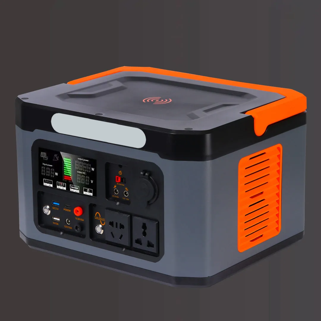 600w 460wh portable solar power station inverter generator for outdoor emergency power supply