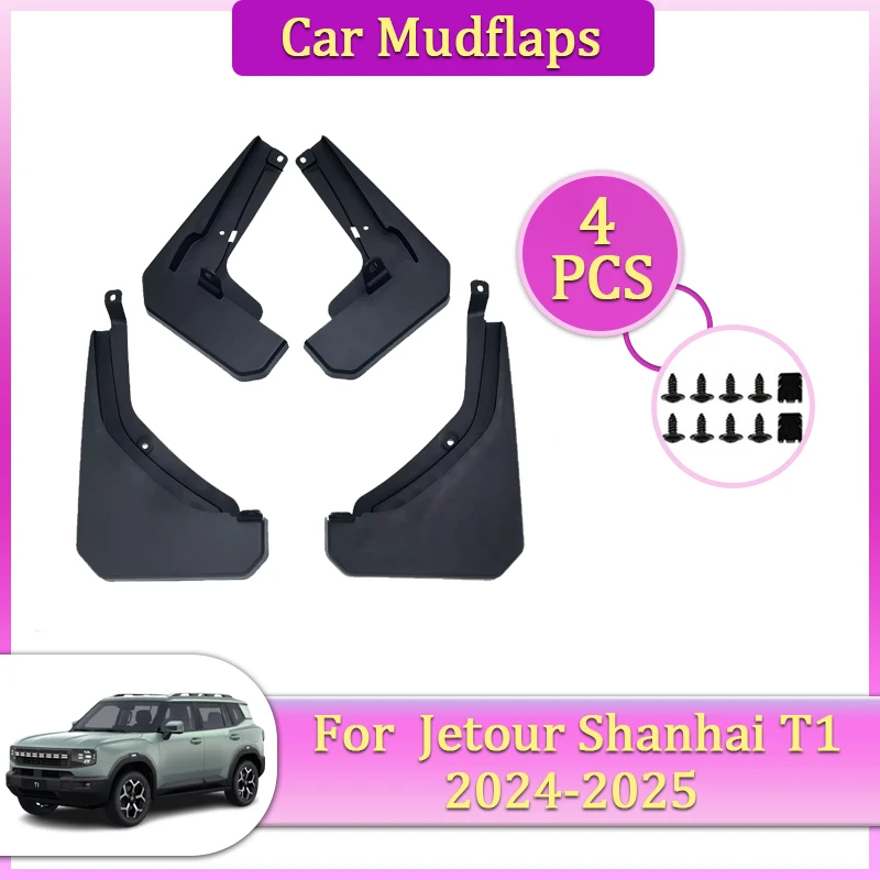 

Автомобильные брызговики, детали для Jetour Freedom Shanhai T1 2024 ~ 2025, автомобильные брызговики, инструмент, автомобильная расклешенная крышка, защита, автогрязевые аксессуары