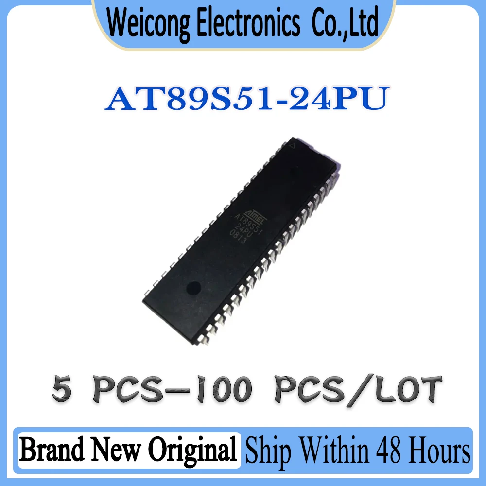 

AT89S51 AT89S51-24PU AT89S51-24P AT89S AT89 New Original IC Chip DIP-40