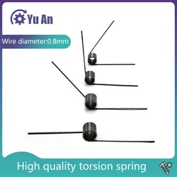V-Spring, 0.8 Wire Diameter Torsion Small Torsion Spring, Hairpin Spring, 180/120/90/60 Degree Torsion Torsion Spring, 10pcs
