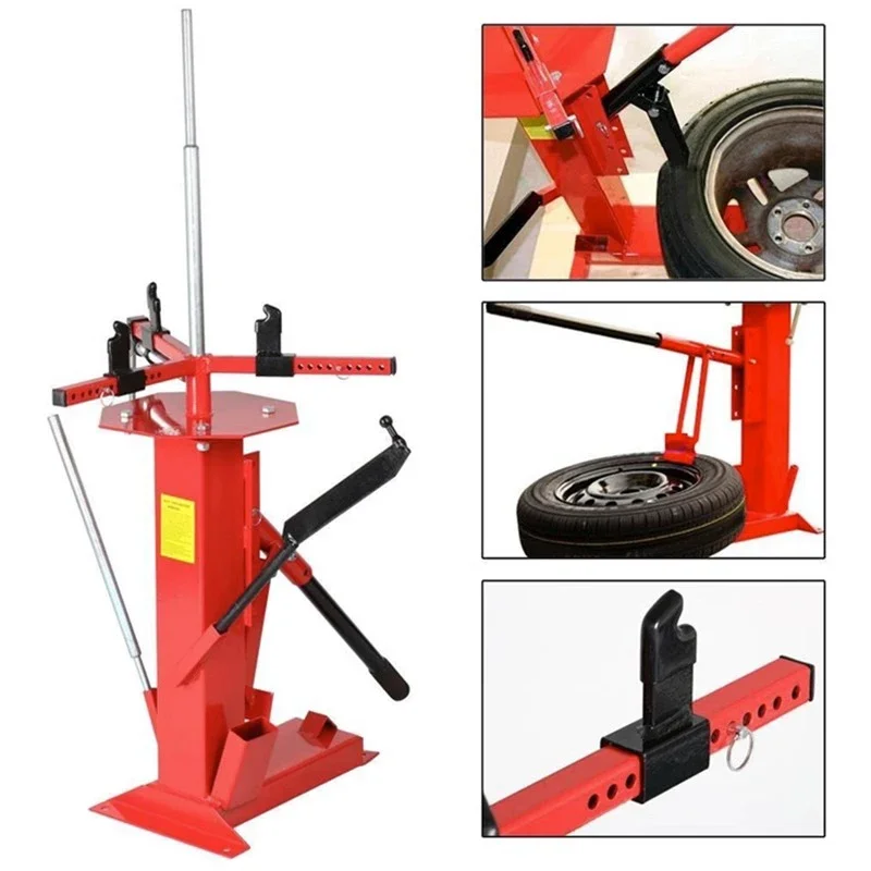 Manual Tire Raking Machine Car Motorcycle Tire Changer Car Tire Changing Machine Auto repair Tool Suitable For 4-21 Inch Wheels