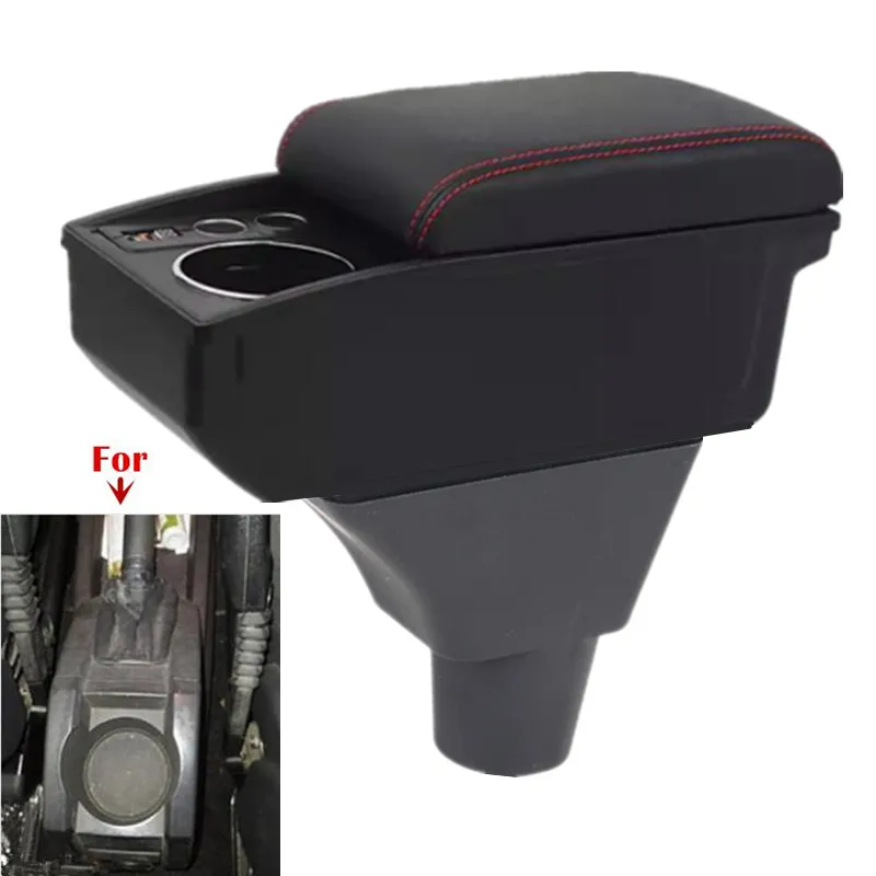 

For Opel Meriva Armrest Box double-layer Center Console Storage box cup holder Interior Retrofit Car Accessories