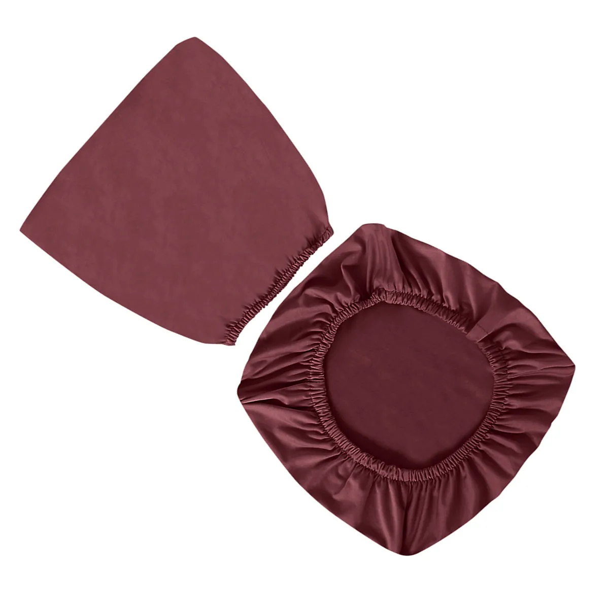 Solid Color Elastic Stretchy Split Chair Cover for Dining Room Banquet Folding Stacking Chairs Party Wedding Ceremony Office Use
