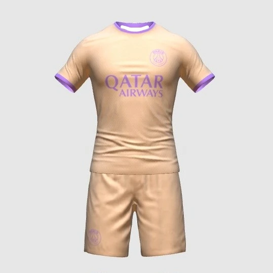 

A Cool 3D-printed Men's T-shirt Can Be Fully Trusted By Our Technology. Paris Saint-Germain White Jersey Set Hat-trick