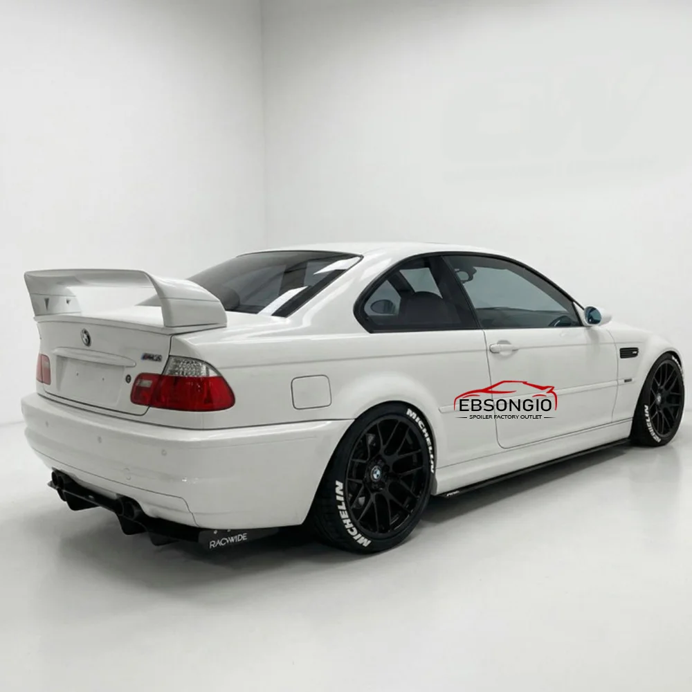 Für BMW 3er M3 E46 2-Türer GT GTR Leichtgewichtiger DTM-Style Heckspoiler Flügel Kofferraumspoiler 1998-2006 – Detail 4