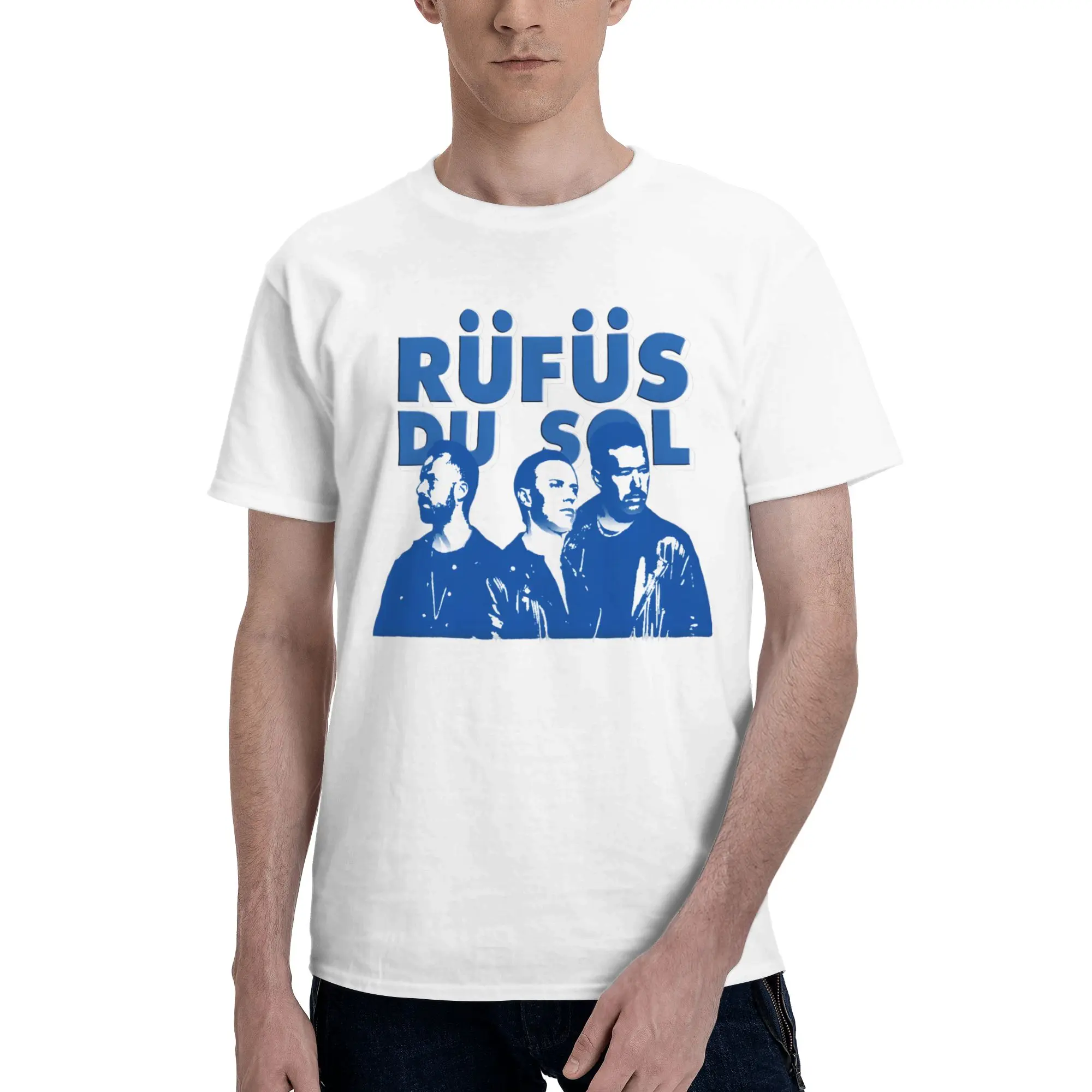 Mens Womens Rufus Du Sol 2026 Concert T Shirt 100% Cotton Fashion Tee Shirts  Clothing Outfits