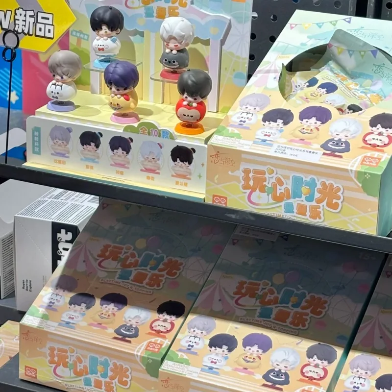 

Hot Sale Genuine Love And Deepspace Playtime Joy Q-Topping Series ACG Goods Game Character Desktop Decoration Girl Surprise Gift