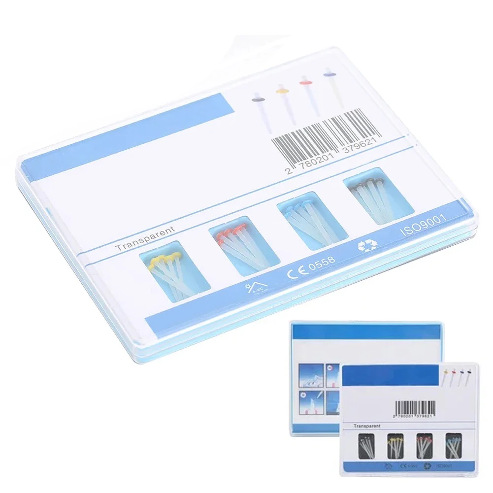 

Dental Fiber Posts Kits 20Pcs/box Quartz Glass Fiber Resin Post With Drills Root Canal Pile Restorative Tooth Filling Materials