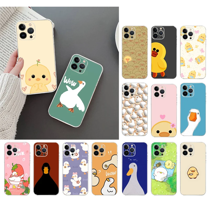 

Phone Case For iphone 17 Pro Max Air 16 15 14 13 Pro Max 15 16 Pro 15Plus Little Duck