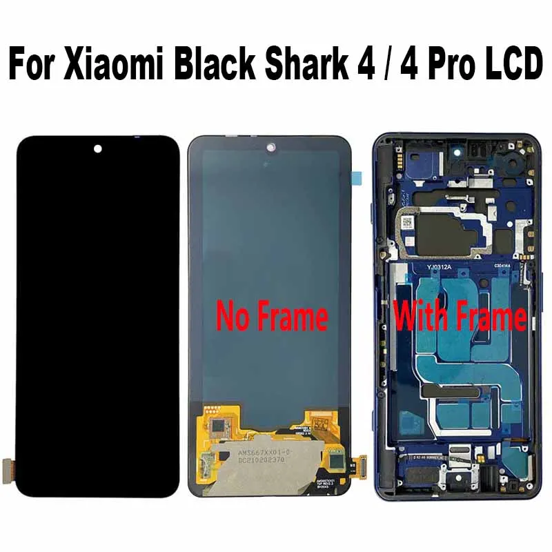 For Xiaomi Black Shark 4 PRS-H0 PRS-A0 LCD Display Touch Screen Digitizer Assembly For Xiaomi Black Shark 4 Pro KSR-A0