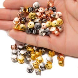 Fermoir de maintien de verrouillage de dos d'épingle en métal, broche de bricolage, épinglette en émail, insigne de chapeau, bijoux d'artisanat, fournitures exécutives, 10 pièces