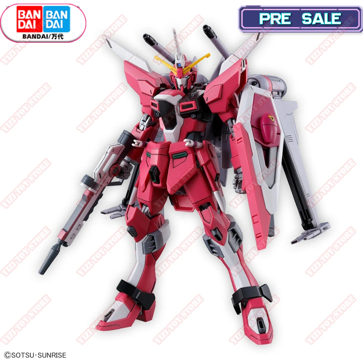 

BANDAI Original HG Gundam SEED FREEDOM INFINITE JUSTICE 1/144 Assembly Anime Figures Action Model Toys