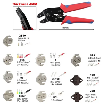 Crimp zangen backe der Serie sn für Federklemmen blanke Klemmen isolierte Klemmen 58b 02c 06wf 2546b 58b 06