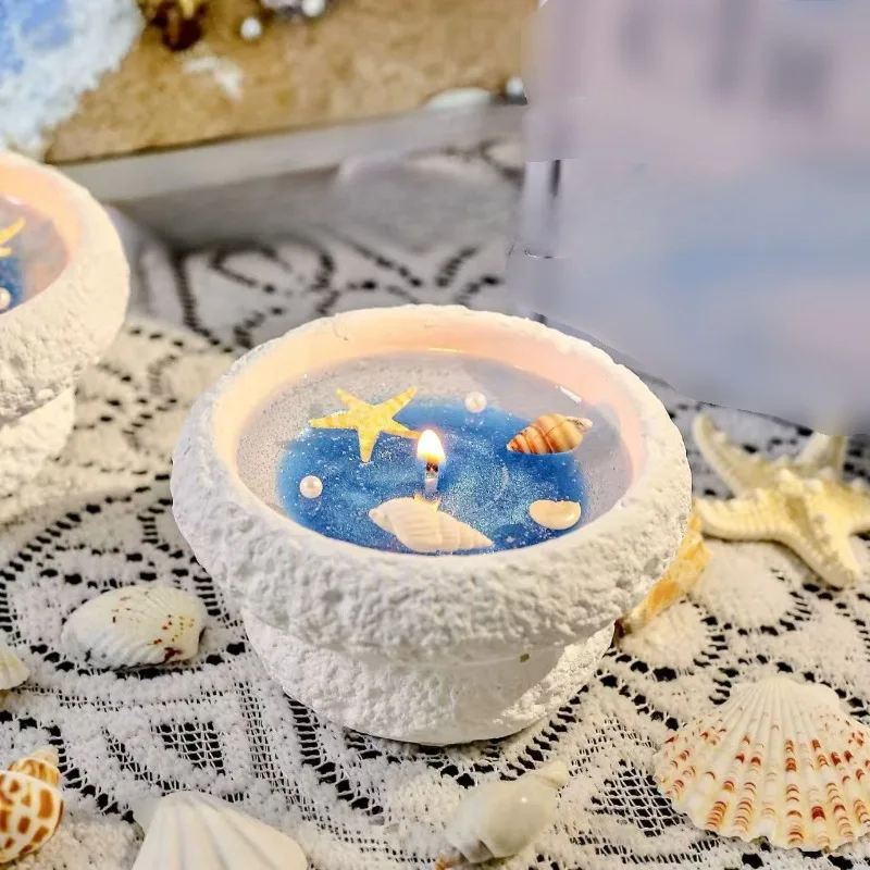 Galaxy Aromatherapy Aromatherapy Candle Shell Conch Candle Gift Box Set Niche Birthday Gift for Girls