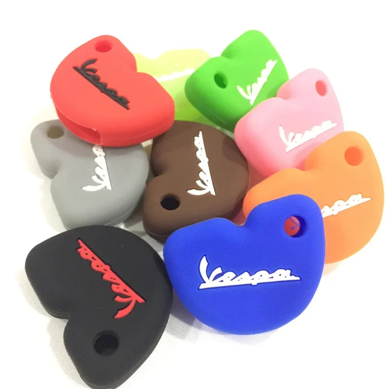 silicone rubber key cover protector for Vespa piaggio new fly gts super 300 Gilera Nexus 500 key