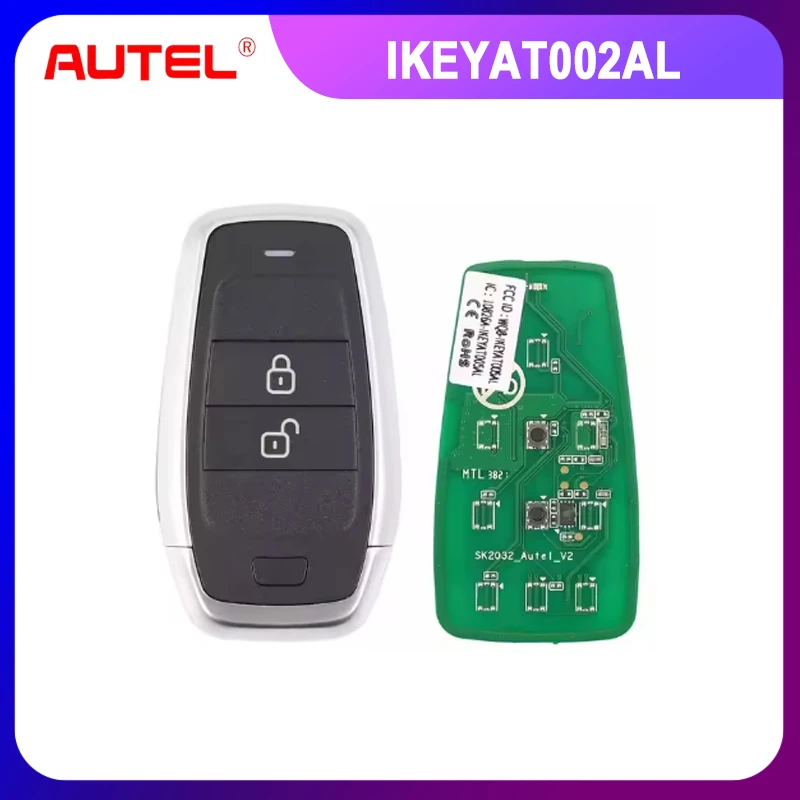 

1 шт. универсальный смарт-ключ Autel Ikey IKEYAT002AL с 2 кнопками для Autel Smart Key, для KM100, IM508, IM608