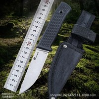 Straight Knife, Multi-purpose Knife, Convenient Pocket Knife With Nylon Cover, Camping Knife, Fruit Knife, Outdoor Knife, Put Ba