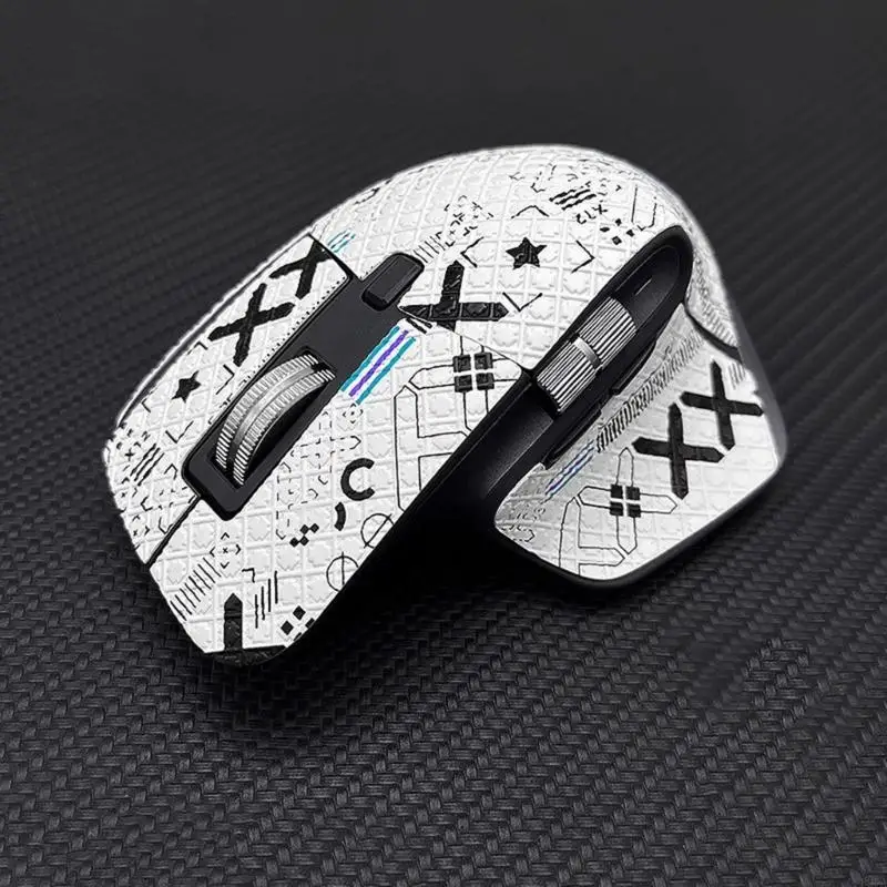 P9FA Handmade NonSlip Suck Sweat Mouse Skin Skates for MX 3S Mouse Self Adhesive AntiSlip Grip Tape