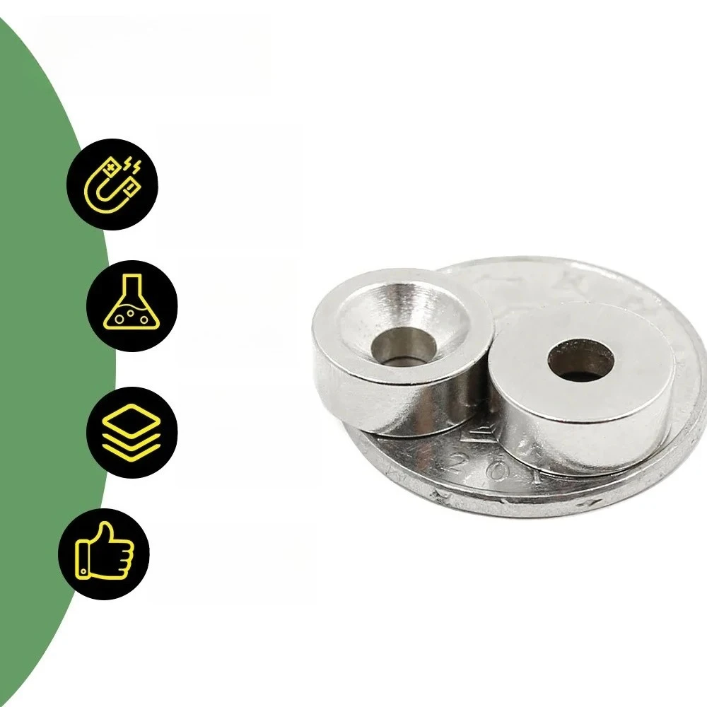5~100PCS 15x5-5 mm Small Circular Magnets 15x5-5 mm For Home Refrigerators, Offices DIY15x5-5 mm