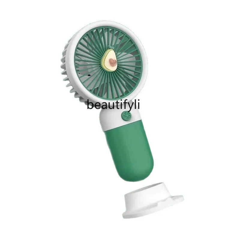 

Portable Student Handheld Small Fan High Wind Rechargeable Cartoon Mini Fan