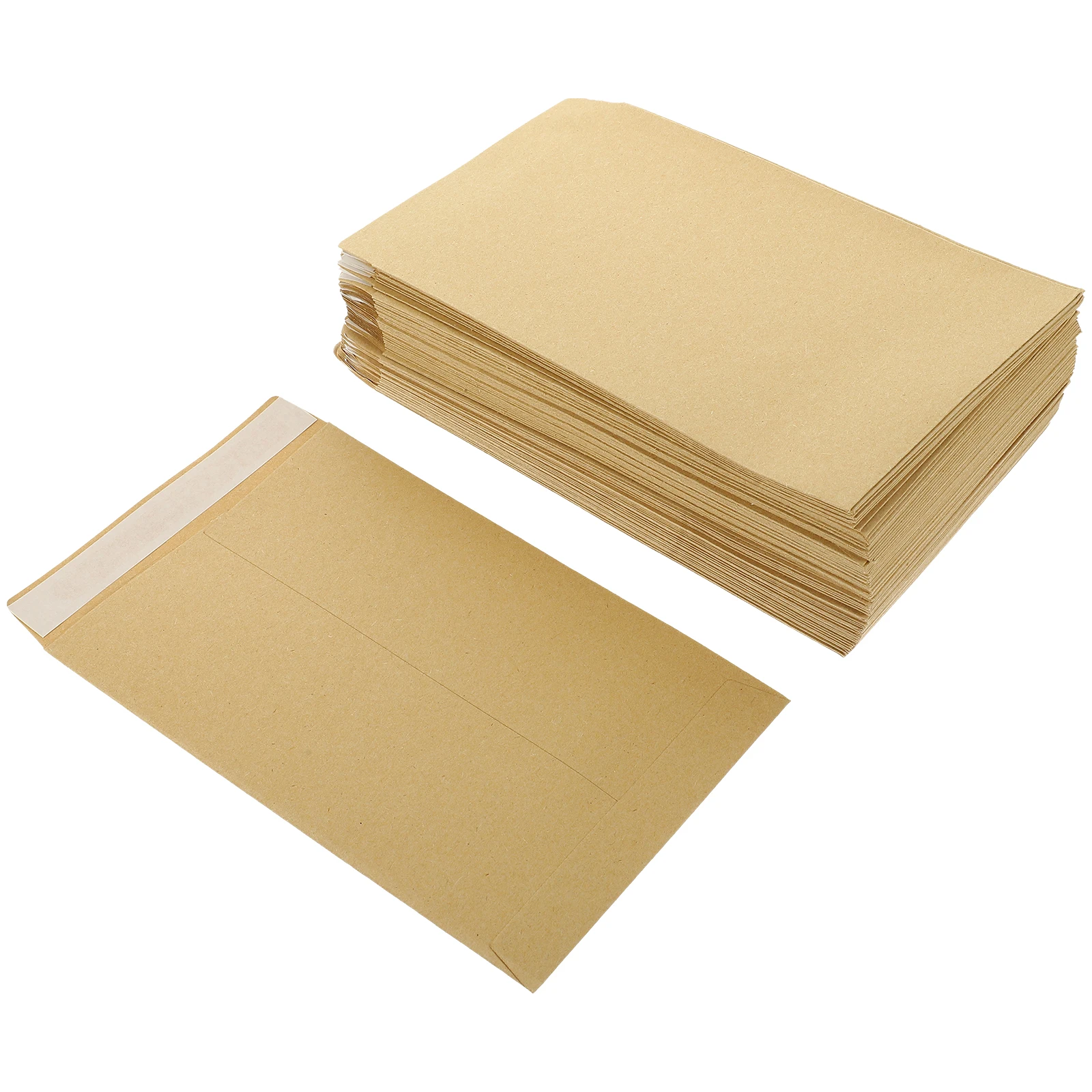 

100pcs Self Adhesive Envelopes Cash Coin Organizer Money Saving Envelope Budgeting Kraft Paper Cash Envelope Stickers For