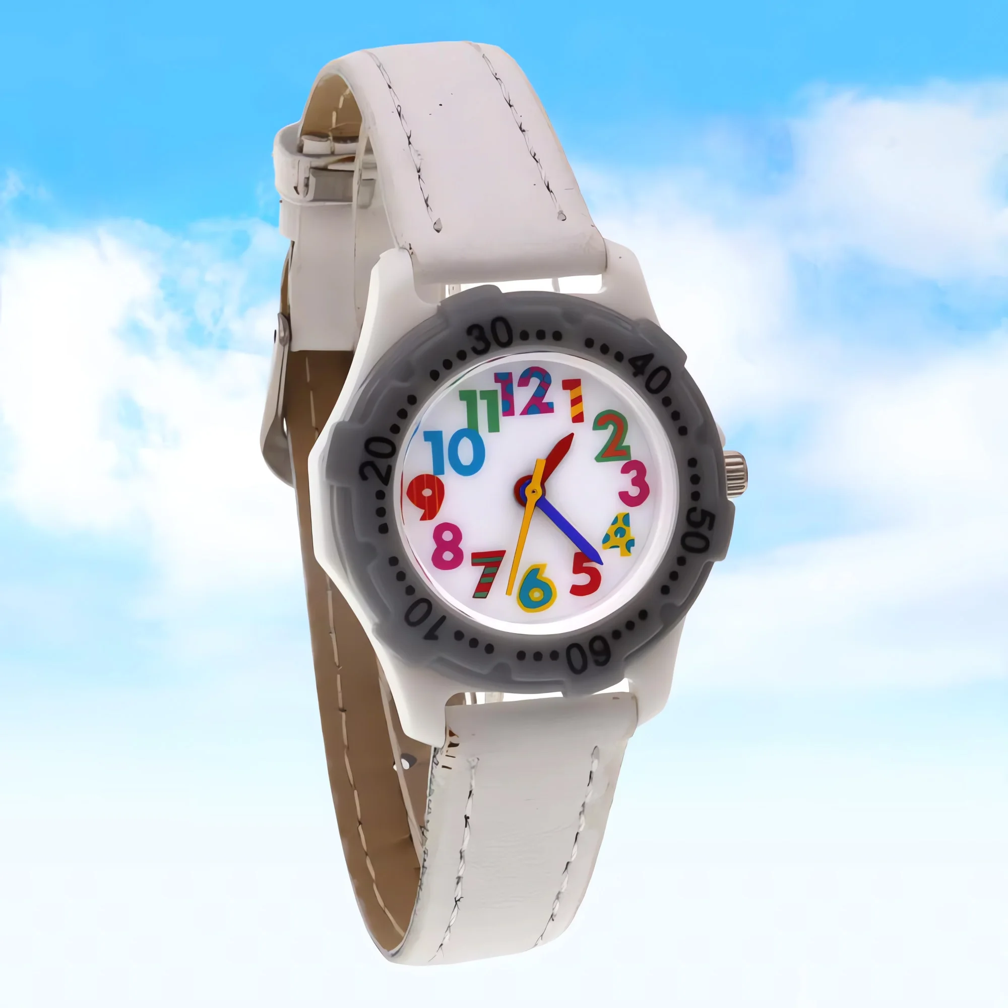 Unisex 28mm Kids Wristwatch with Colorful Dial And Plastic Case Children's Watch for Girls & Boys Suitable for Parties And Gifts