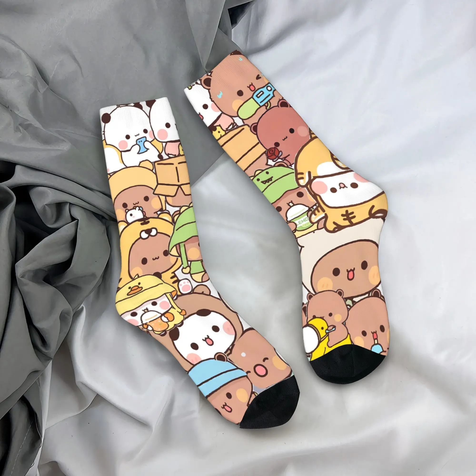

Bubu Dudu Stockings Custom Elegant Socks Autumn Non-Slip Socks Couple Running Soft Breathable Socks