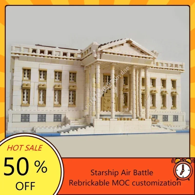 

5222PCS MOC Castle White House StreetView Puzzles Christmas Technology Birthday Creative Assembly Holiday Gifts for Kids Ages