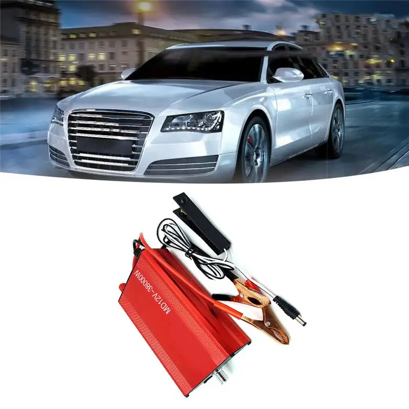 DT17 High Power Inverter 38000W DC 12V to AC Boost Converter with Dual USB for Car Home Solar System
