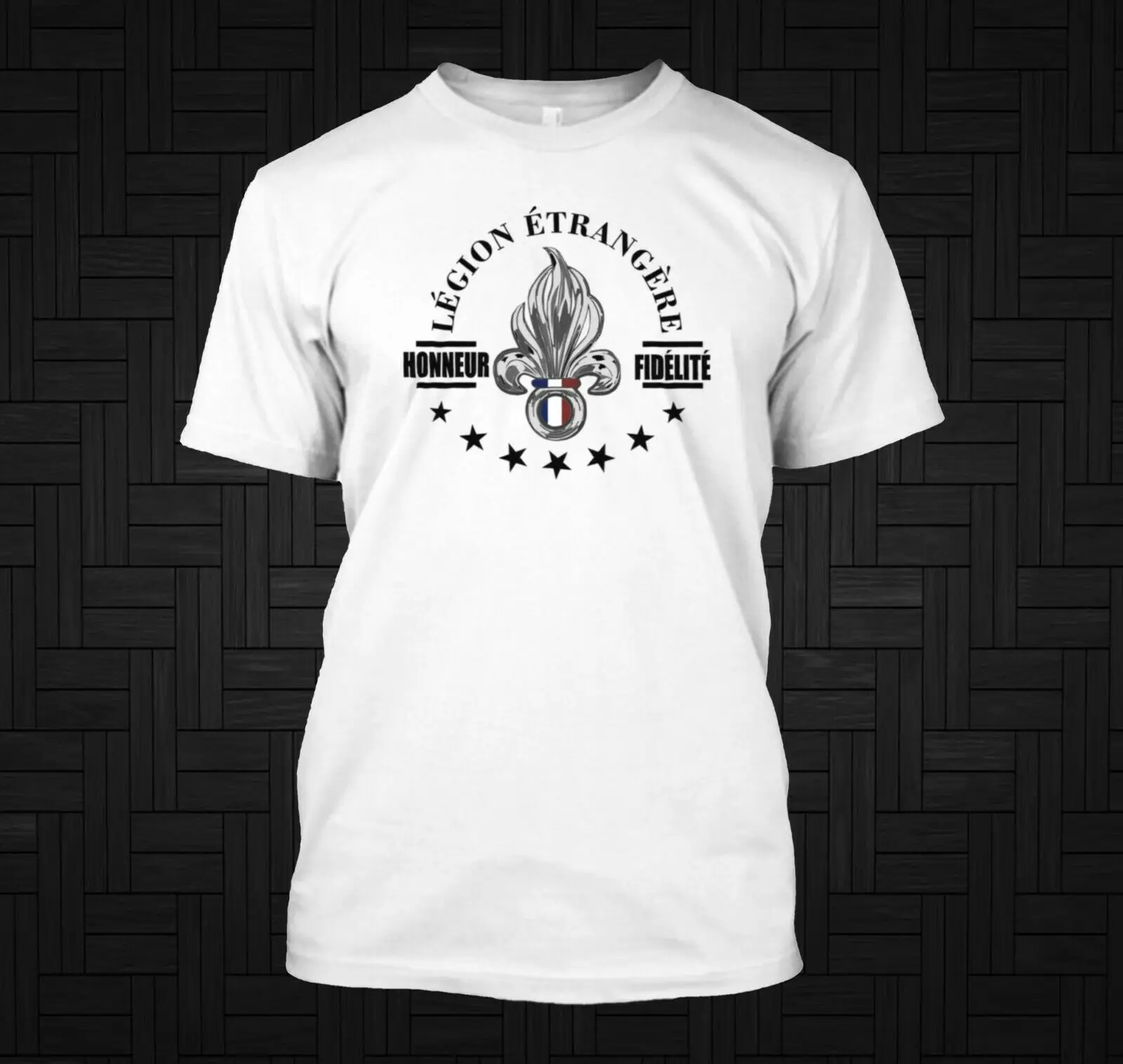 

French Foreign Legion Legion Etrangere Logo and Motto Special Force T-Shirt Short Sleeve Casual 100% Cotton O-Neck Summer Tees