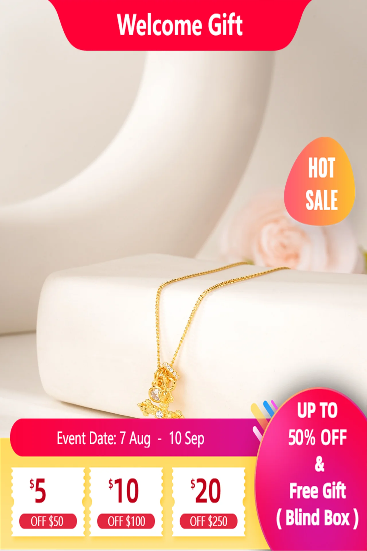 

Lium Gems 24k Gold Vermeil 925 Sterling Silver Great vajar Necklace Chain Gift Art for Women Men Outfit Accessory
